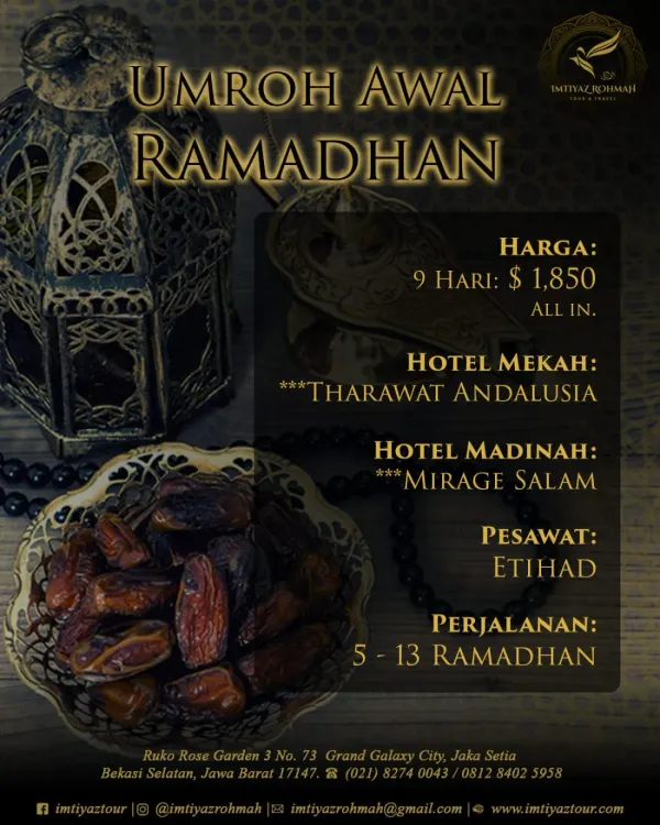 Umroh Awal Ramadhan